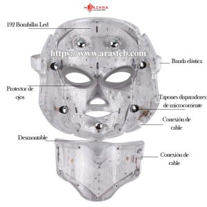 ماسک ال‌ای‌دی صورت و گردن LED Beauty Mask