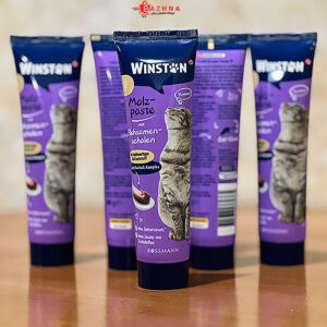 خمیر مالت گربه آنتی هیربال وینستون winston (100گرم)